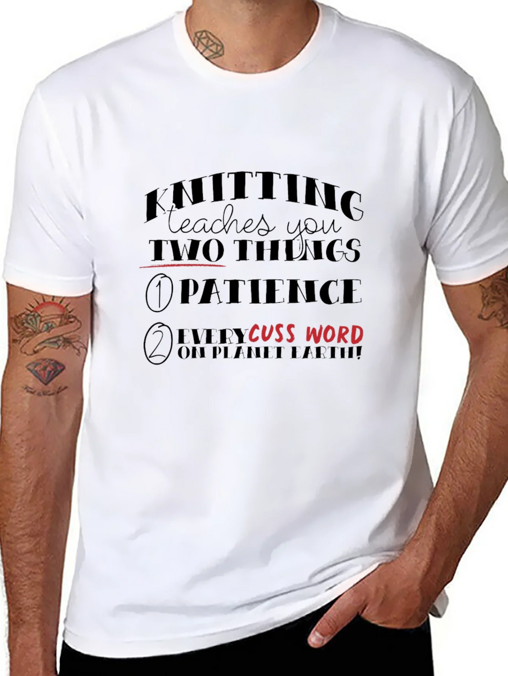 Knitting Two Things T-Shirt