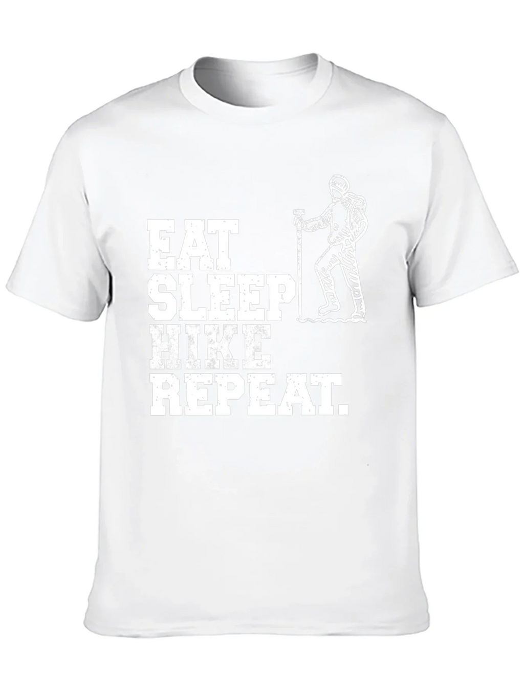 Eat Sleep Hike Repeat Black T-Shirt