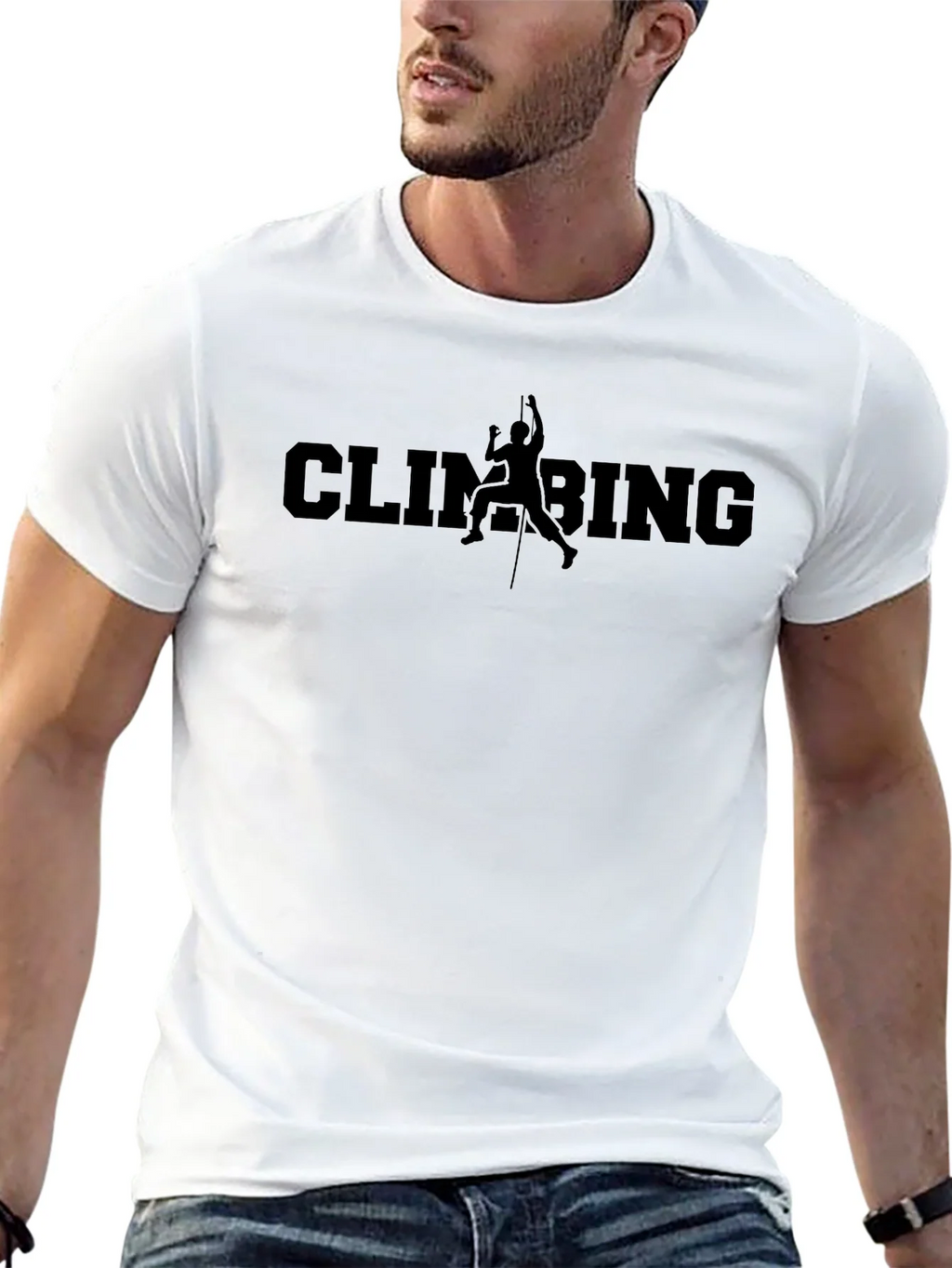 Climbing Enthusiast Graphic T-Shirt