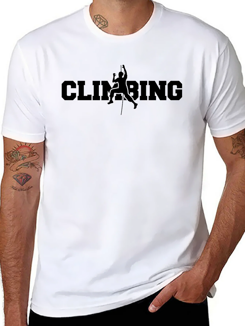 Climbing Enthusiast Graphic T-Shirt