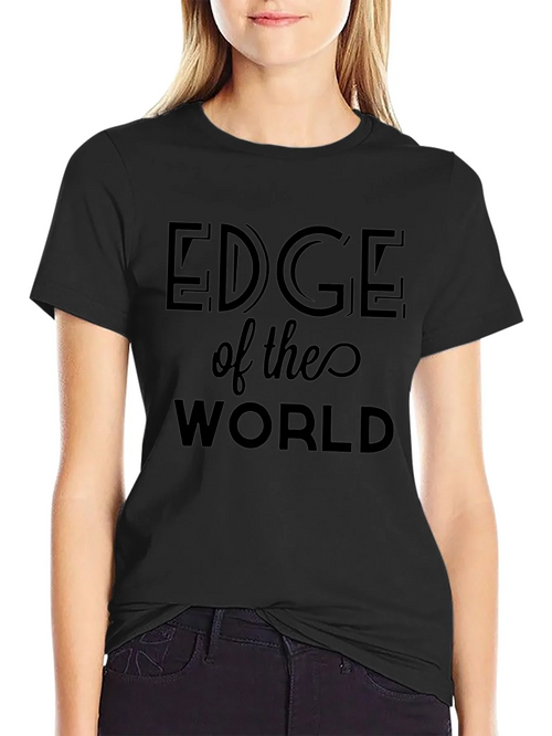 Edge of the World Black T-Shirt