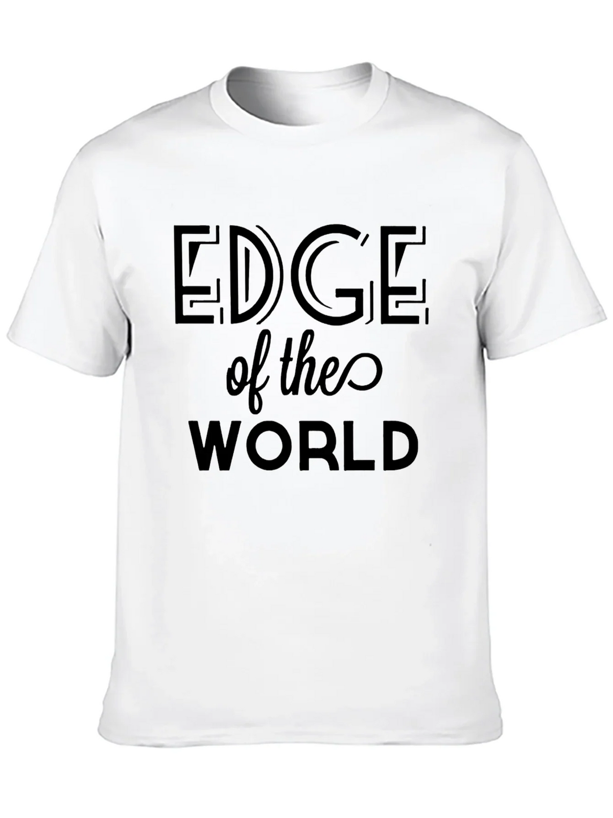 Edge of the World Black T-Shirt