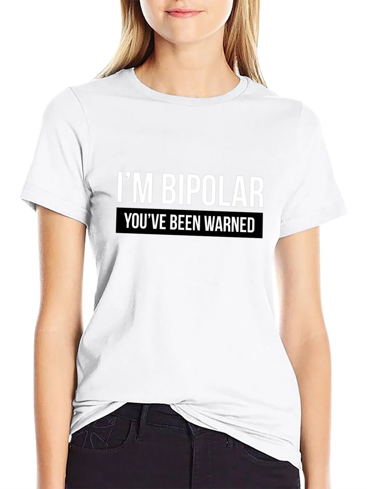 Bipolar Warning Graphic Tee - Unisex Casual T-Shirt
