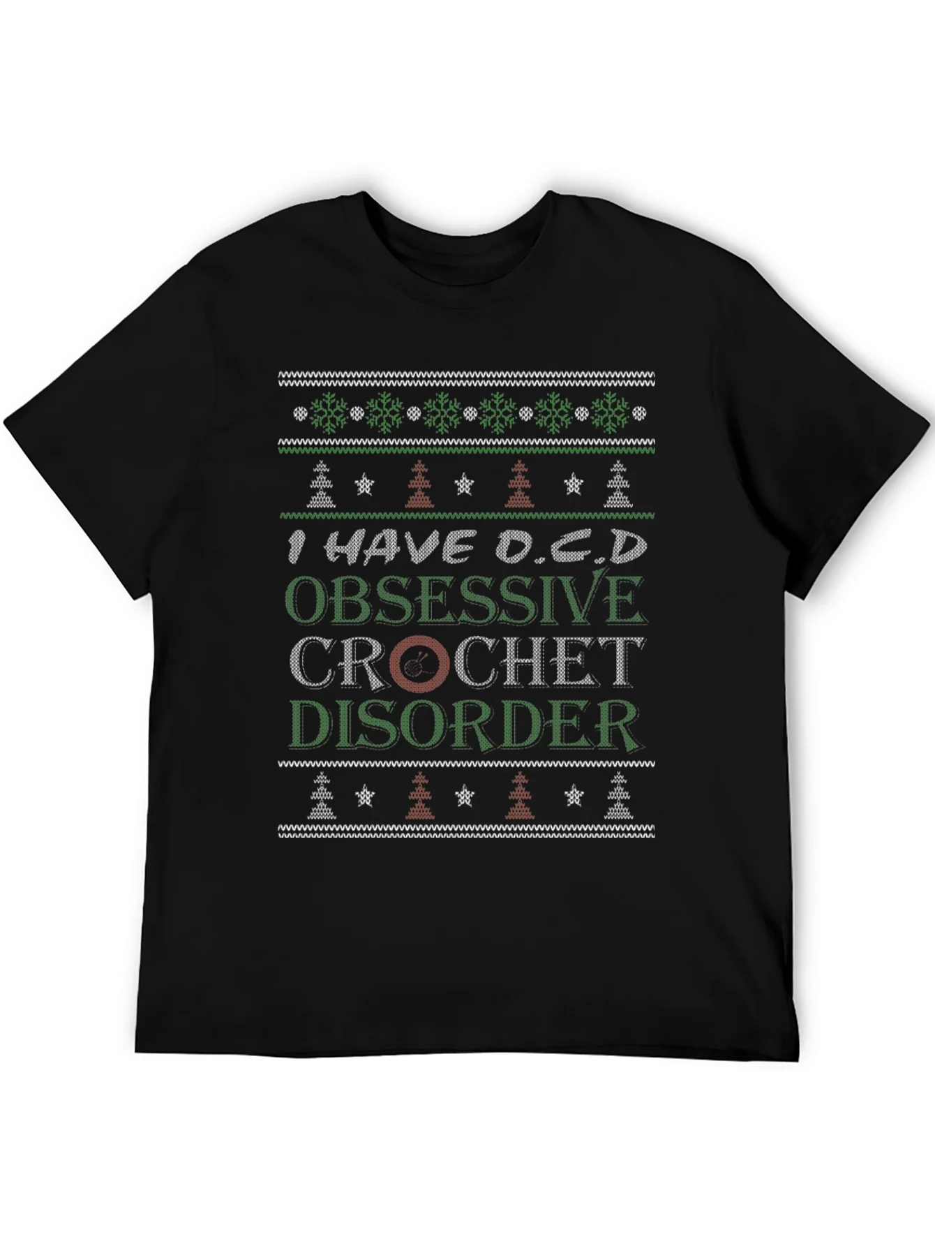 Funny Crochet Obsessive Disorder T-Shirt