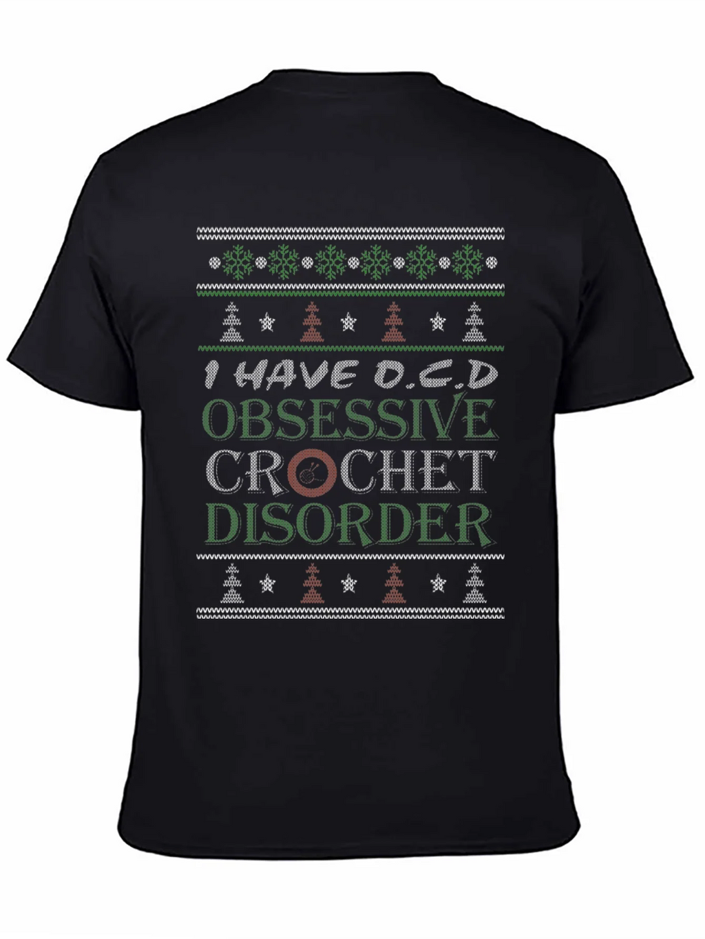 Funny Crochet Obsessive Disorder T-Shirt