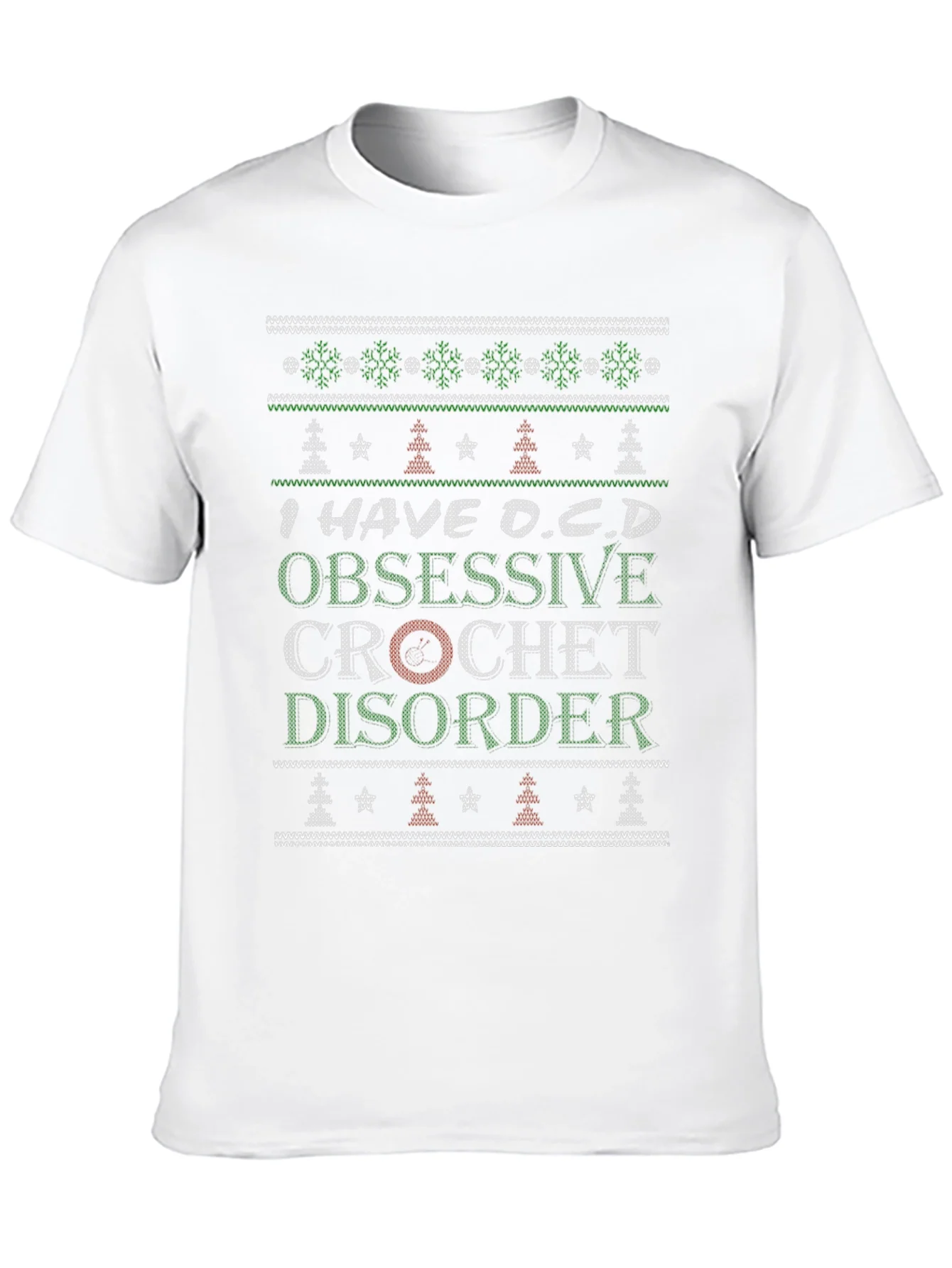 Funny Crochet Obsessive Disorder T-Shirt