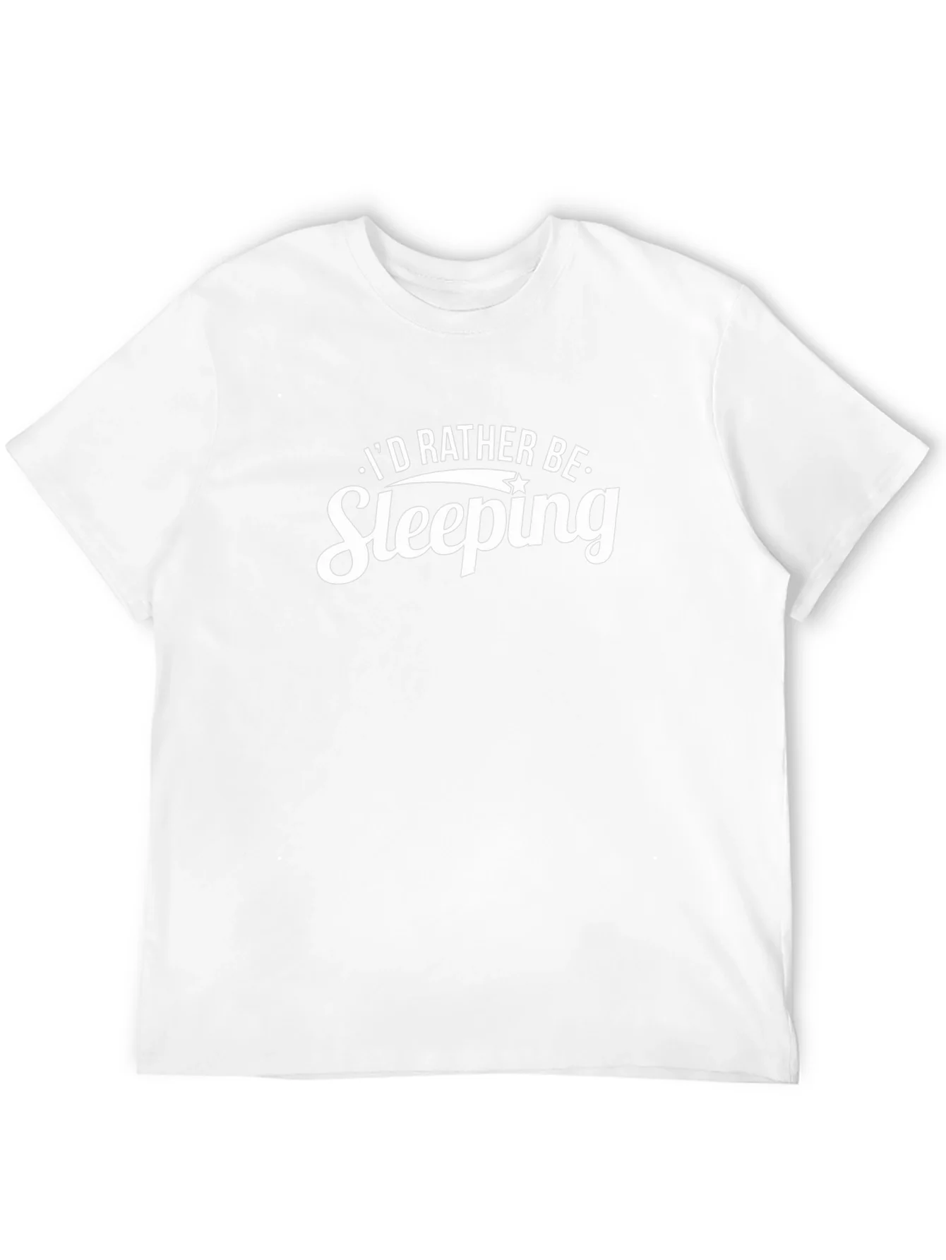 Id Rather Be Sleeping Black T-Shirt