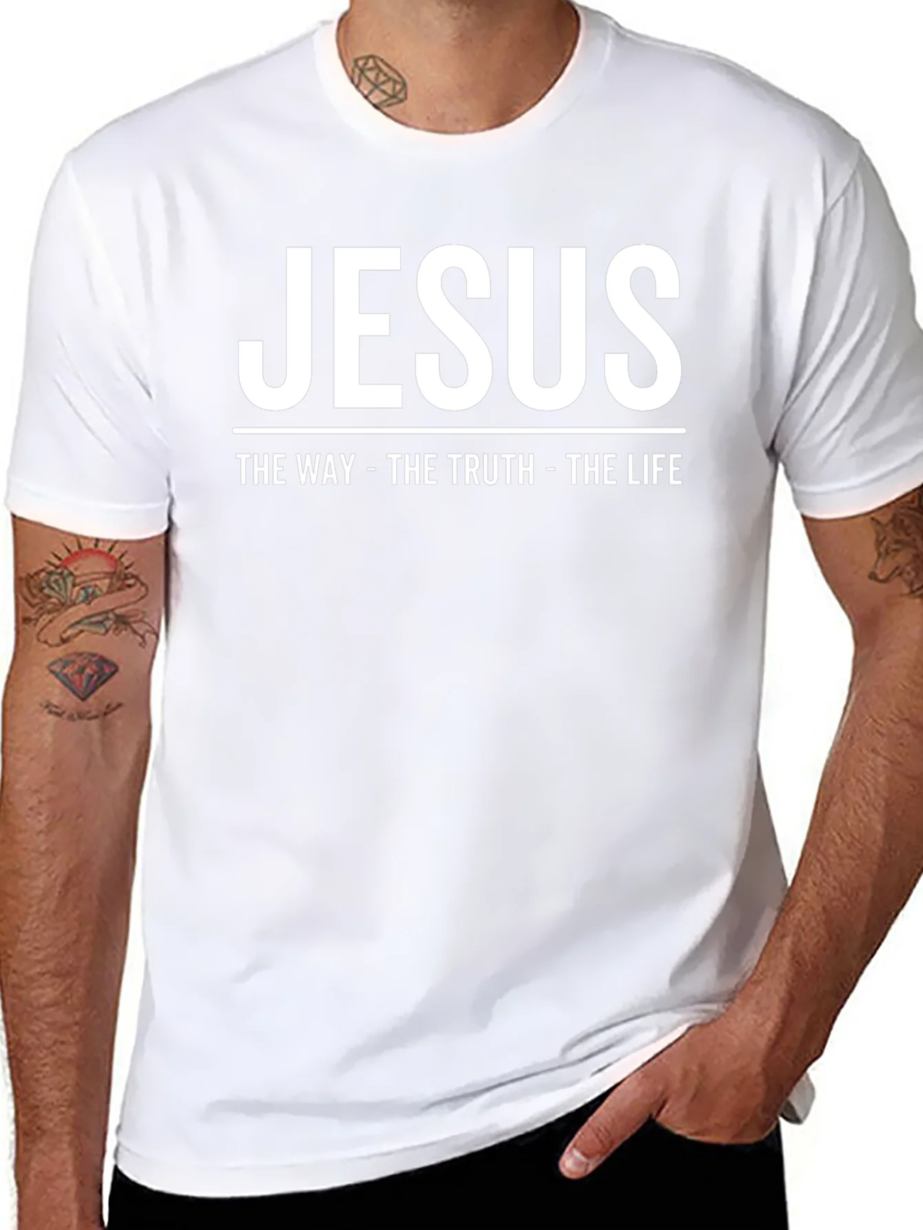 Jesus: The Way The Truth The Life Graphic T-Shirt