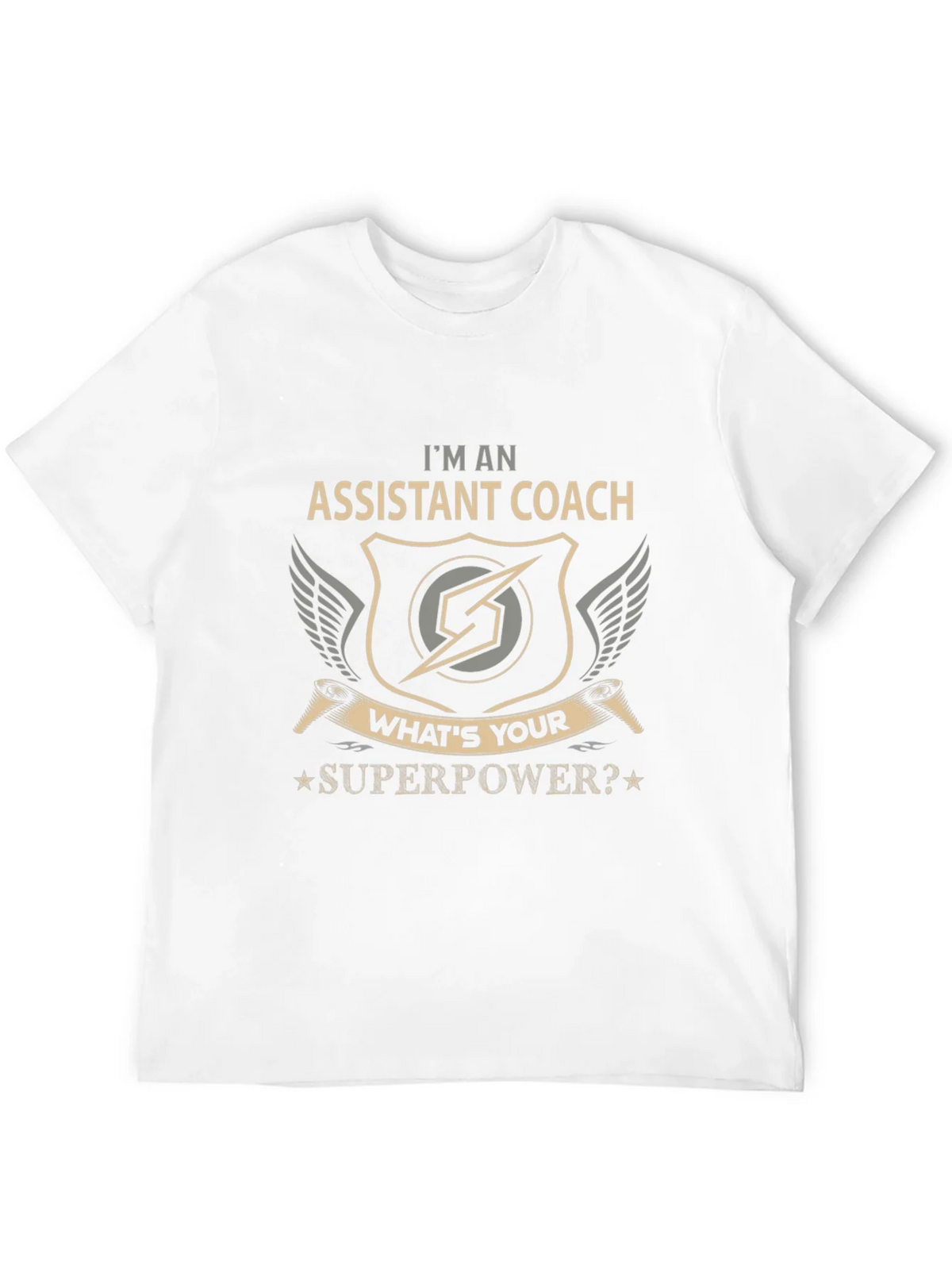 Assistant Coach Superpower Graphic T-Shirt
