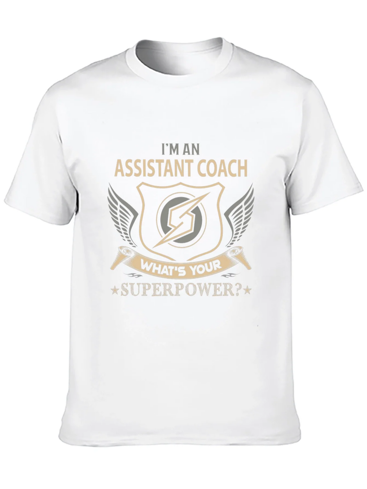 Assistant Coach Superpower Graphic T-Shirt